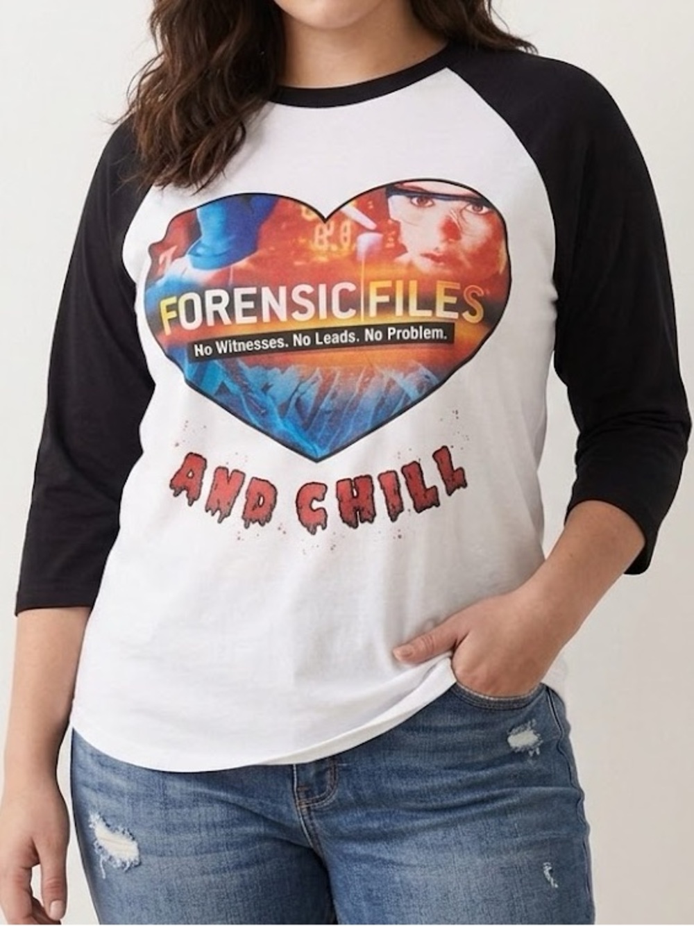 Vera's Eye Candy Graphic Baseball Tee Shirt